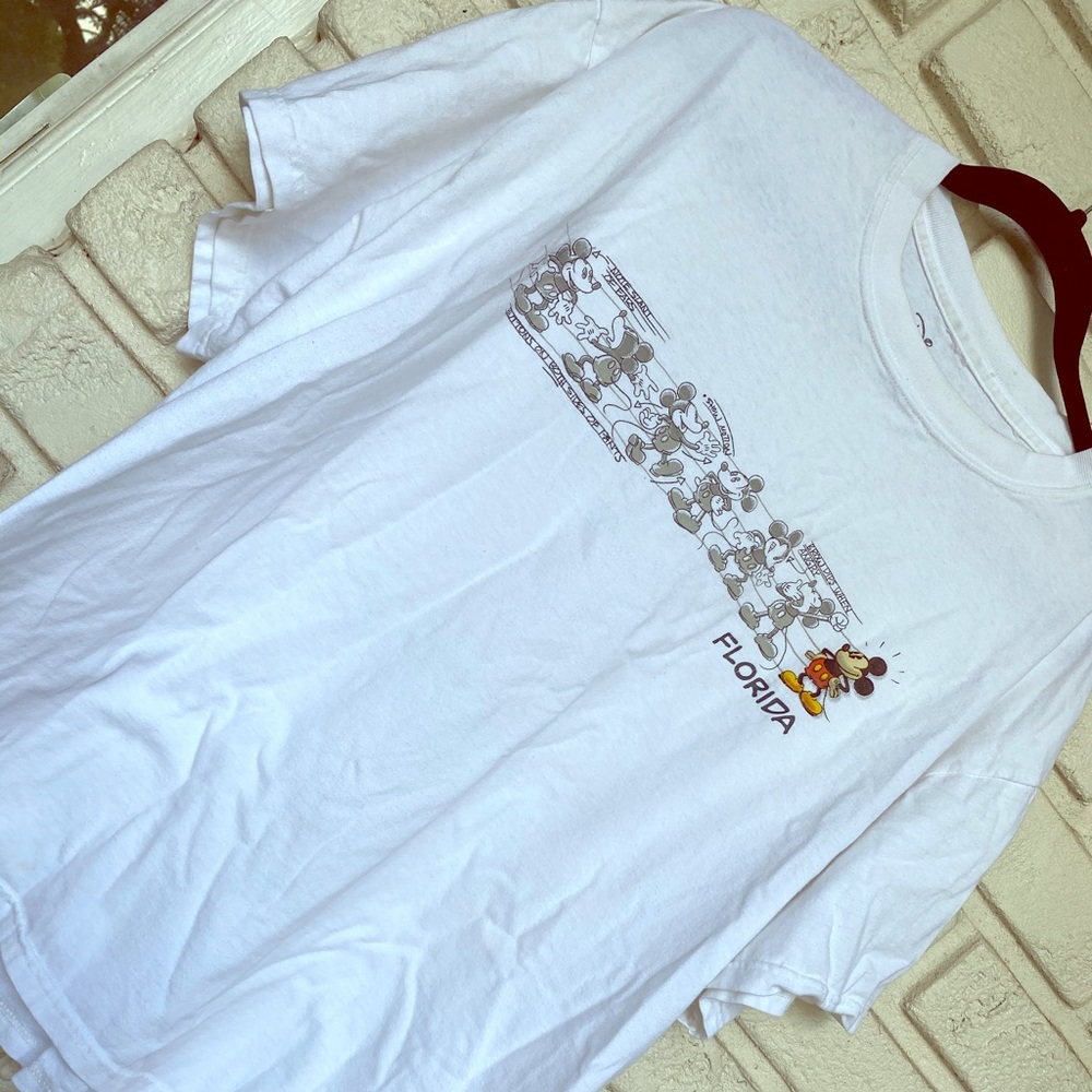 Walt Disney Mickey Mouse Florida white 2xl T Shirt
